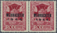 19582 Feldpostmarken: 1944, Insel Rhodos "WEIHNACHTEN 1944" Auf 5 C Als Postfrisches Waagrechtes Typen-Paa - Other & Unclassified