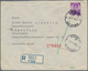 19608 Feldpost 2. Weltkrieg: 1940, (1.10.), Frankierter R-Brief Von Zagreb, Jugoslawien über Auslands-Brie - Other & Unclassified