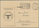 Delcampe - 19620 Feldpost 2. Weltkrieg: 1943, Drei Dienstliche FP-Belege (2 + Vordruckkarte, 1x Brief Mit Inhalt, Ein - Other & Unclassified