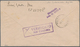 19624 Feldpost 2. Weltkrieg: 1944, Italian Fieldpost-envelope With Violet 1-line Canc. "Dienstelle Feldp. - Other & Unclassified