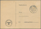 19626 Feldpost 2. Weltkrieg: 1944, ST. NAZAIRE. Funknachrichtenkarte Des Oberkommandos Der Kriegsmarine. P - Other & Unclassified