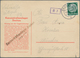 19672 KZ-Post: 1934 (3.10.), 6 Pfg. Hindenburg Mit Stempel DACHAU 2 Auf Beigefarbener Vordruckkarte (Lager - Covers & Documents