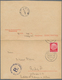 19683 KZ-Post: 1941 (15.8.), 12 Pfg. Hindenburg Mit Stempel ORANIENBURG Auf Vordruck-Faltbrief Eines Schut - Covers & Documents