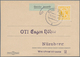 19705 Deutsche Lokalausgaben Ab 1945: ELLINGEN, 1945: Gebührenzettel Mit Handschriftlichem Eintrag Der Geb - Sonstige & Ohne Zuordnung