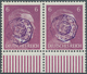 19735 Deutsche Lokalausgaben Ab 1945: Löbau: 1945, 6 Pfg. Hitler Mit Blauviolettem, Kopfstehendem Aufdruck - Other & Unclassified