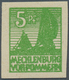 19852 Sowjetische Zone - Mecklenburg-Vorpommern: 1946, Abschiedsserie 5 Pfg. Auf Grauem Papier In Der Selt - Sonstige & Ohne Zuordnung