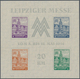 20100 Sowjetische Zone - West-Sachsen: 1946, 2 Postfrische Leipziger Messe-Block Ausgaben Bl. 5 X Type V, - Other & Unclassified