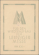 20102 Sowjetische Zone - West-Sachsen: 1946, Leipziger-Messe Großblock, In Original-Schutzhülle, Numeriert - Other & Unclassified