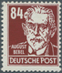 20234 DDR: 1953, Freimarke: Persönlichkeiten Aus Politik, Kunst Und Wissenschaft, 84 Pf. In Seltener Farbe - Other & Unclassified