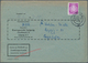 20370 DDR - Dienstmarken A (Verwaltungspost B): 1954, 50 Pf Violettpurpur, Portogerechte Einzelfrankatur, - Other & Unclassified