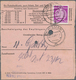 20371 DDR - Dienstmarken A (Verwaltungspost B): 1954, 2 X 50 Pf Violettpurpur Als Portogerechte MeF Auf Po - Other & Unclassified