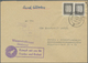 20387 DDR - Dienstmarken B (Verwaltungspost A / Zentraler Kurierdienst): 1956, 2 X 40 Pf Gelbschwarz, MeF - Other & Unclassified