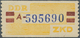 20398 DDR - Dienstmarken B (Verwaltungspost A / Zentraler Kurierdienst): 1959, Wertstreifen Für Den ZKD, 2 - Other & Unclassified