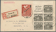 20550 Berlin: 1949, Grünaufdruck 1 Mk Mit Heftchenblatt 100 Jahre Deutsche Briefmarke Und 5 X 1 Pfg. Brand - Other & Unclassified