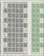 20595 Berlin - Markenheftchenbogen: 1952, Zusammendruckbogen Bauten Mit Je 5 H-Blättern Nr. 5 Bis 10, Boge - Booklets