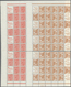 20595 Berlin - Markenheftchenbogen: 1952, Zusammendruckbogen Bauten Mit Je 5 H-Blättern Nr. 5 Bis 10, Boge - Booklets