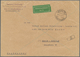 20633 Berlin - Postschnelldienst: 1953, Umschlag Ca. 20,5 X 14,5 Cm ( Etwas Verkleinert) Als Postsache Geb - Covers & Documents