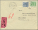 Delcampe - 20639 Berlin - Postschnelldienst: 1955, Drei Rohrpost-Ortsbriefe 90 Pfennig Mit 90 Pfennig Bauten I Als EF - Covers & Documents