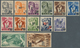 20687 Saarland (1947/56): 1947, Urdruck, Kompletter Satz Von 13 Werten, Postfrisch, Teils Minime Fingerspu - Unused Stamps