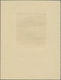 Delcampe - 20703 Saarland (1947/56): 1948, 10 - 50 Fr. Freimarken, 4 Werte Als 'Épreuves D'artiste' In Schwarz Mit Kü - Unused Stamps