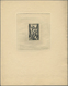 Delcampe - 20704 Saarland (1947/56): 1948, 10 - 50 Fr. Freimarken, 4 Werte Als 'Épreuves D'artiste' In Schwarz Mit Kü - Unused Stamps