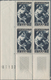 Delcampe - 20721 Saarland (1947/56): 1949, Volkshilfe Als Kompletter 4-er Block Satz Vom Unterrand, 268, 269 Und 271m - Unused Stamps