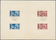 20725 Saarland (1947/56): 1950, MINISTER-GESCHENKHEFT, Europarat Mit Beiden Werte Je 1 Mal Ungebraucht Und - Unused Stamps