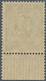 20769 Bizone: 1948, 12 Pfg. Netz Auf Ziffer Dunkelgrau, Unterrandstück, Postfrisch, Tadellos, Unsigniert M - Autres & Non Classés