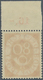 20835 Bundesrepublik Deutschland: 1951, 80 Pfg. Posthorn Vom Oberrand, Vorgefaltet, Unsigniert, Mi. 500,- - Other & Unclassified