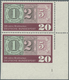 20882 Bundesrepublik Deutschland: 1965, 20 Pfg. "125 Jahre Briefmarken" Senkrechtes Postfrisches Luxuspaar - Other & Unclassified