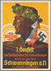 21050 Ansichtskarten: Propaganda: 1935, Dt. Reich. Farbkarte "1. Gaufest / Des Reichsbundes Für Leibesübun - Political Parties & Elections