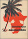 21066 Ansichtskarten: Propaganda: 1940, Dt. Reich. Farbkarte "Mitteldeutsche Kolonialschau". Karte Blanko - Political Parties & Elections