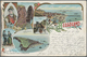 Delcampe - 21759 Ansichtskarten: 1897/1920, Rund 350 Zumeist Gebrauchte Ansichtskarten, Dabei Einige Schöne Lithos, M - 500 Postcards Min.