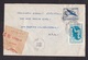 Uruguay: Registered Cover To USA, 1958, 2 Stamps, Championship Swimming, Sports, Airplane, R-label ( Minor Damage) - Uruguay