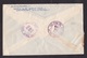 Uruguay: Registered Cover To USA, 1958, 2 Stamps, Championship Swimming, Sports, Airplane, R-label ( Minor Damage) - Uruguay