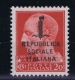 Italy:  Sa 495/A  SG 60a  Overprint Error, Postfrisch/neuf Sans Charniere /MNH/**  With Certificate B Savarese Oliva - Neufs