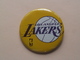 Los Angeles LAKERS : Older Button / Speld / Epingle ( +/- 56 Mm. ) Zie Photo / Foto Voor Detail ! - Los Angeles Lakers