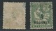 EGYPT FRANCE ISSUE FRENCH POST OFFICES 1921 -1923  ALEXANDRIA / ALEXANDRIE 4 M ON 10 CENT USED GREEN SG 65 - 1915-1921 Protettorato Britannico