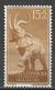 Spanish Guinea 1957. Scott #B44 (M) Elephant - Guinée Espagnole