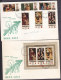 A1176 - BURUNDI Yv 342/44 + AERIENNE + BF DENT. ET ND, 5 ENVELOPPES FDC  ( Registered Shipment Only ) - Unused Stamps