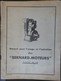 ANCIEN MANUEL POUR L'USAGE ET L'ENTRETIEN DES MOTEURS BERNARD TYPE W13 1951 - Máquinas