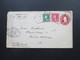 USA 1920 Ganzsachenumschlag Mit 2 Zusatzfrankaturen! Del Rio - Zürich. Controle Postal Militaire. Zensurbeleg - Storia Postale