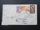 Zensurbeleg Domikanische Republik. Air Mail / Luftpost Nach New York. Examined By 3839. 9 Stempel!! - República Dominicana