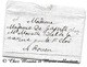 MME DE GASVILLE HOTEL DE LA MARINE PORTE ST ELOI ROUEN 1806 - SEINE MARITIME - LETTRE MISSIVE - 1801-1848: Précurseurs XIX