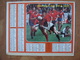 CALENDRIER DES PTT 1977 - Feuillets Avec Cartes & Horaires Foot & Rugby - Ille & Vilaine - Formato Piccolo : 1971-80