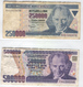 TURKEY 207-208 1990 250000-500000 Lirasi Used Lot 2 - Turchia