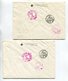 FDC AVIA RETOUR R-COVERS X2 USSR 1974 EXPO'74 SPOKANE USA Mi# 4229-33 - FDC