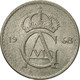 Monnaie, Suède, Gustaf VI, 25 Öre, 1968, TTB, Copper-nickel, KM:836 - Suède