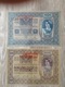 Banknoten Österreich 1000 Kronen 1902 Und 10000 Kronen 1918 Roter Stempel DeutschÖsterreich; - Autriche