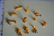 Lot De 10 Figurines FERRERO (Kinder) GIRAFE (parachutiste, Campeuse, Cycliste, Surfeur...) - Lots